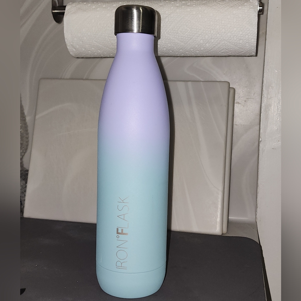 Pastel Blue and Purple Water Bottle - Picture 1 of 1
